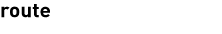 route